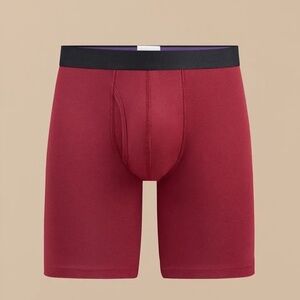 NWT, MeUndies, UltraModal Core Ball Caddy Long Boxer Brief w/ Fly, Cabernet, XL